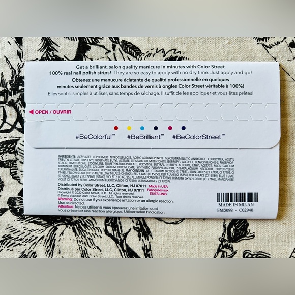 ✨Sold✨Color Street Made in Milan - Picture 2 of 2